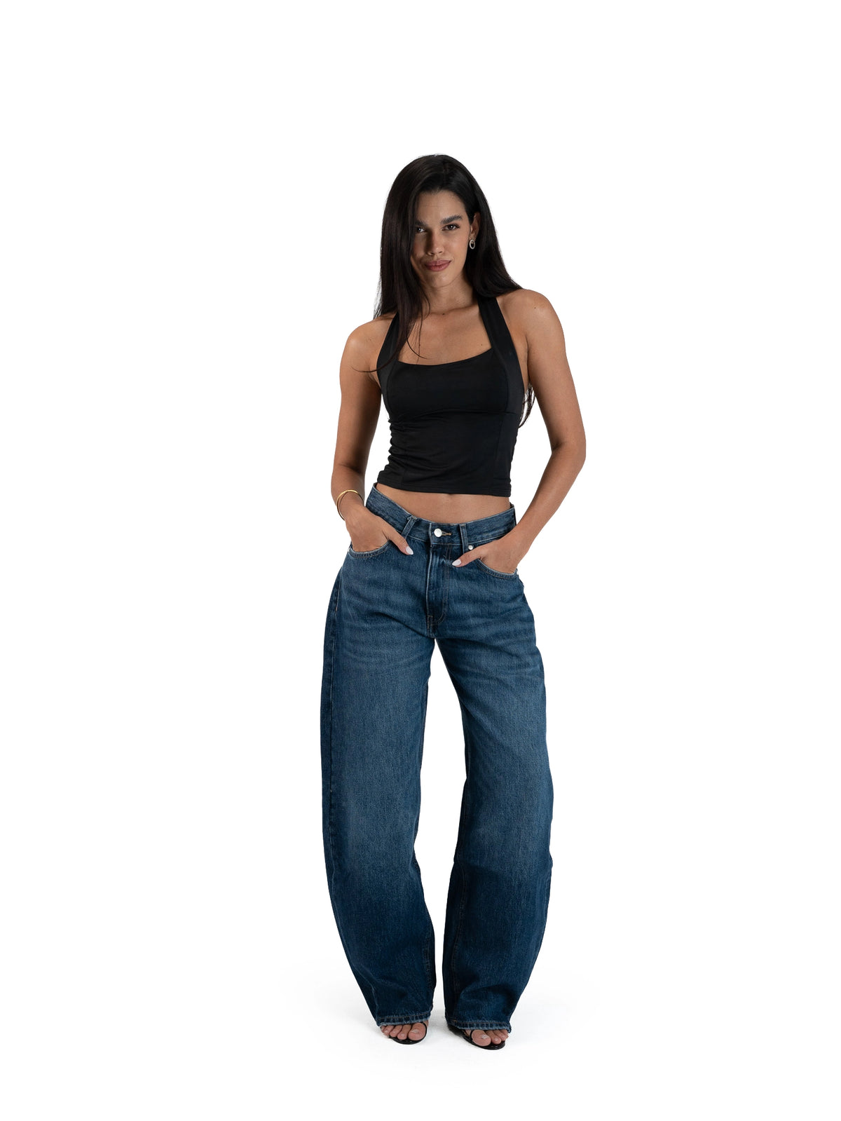BALLOON MID-RISE JEANS