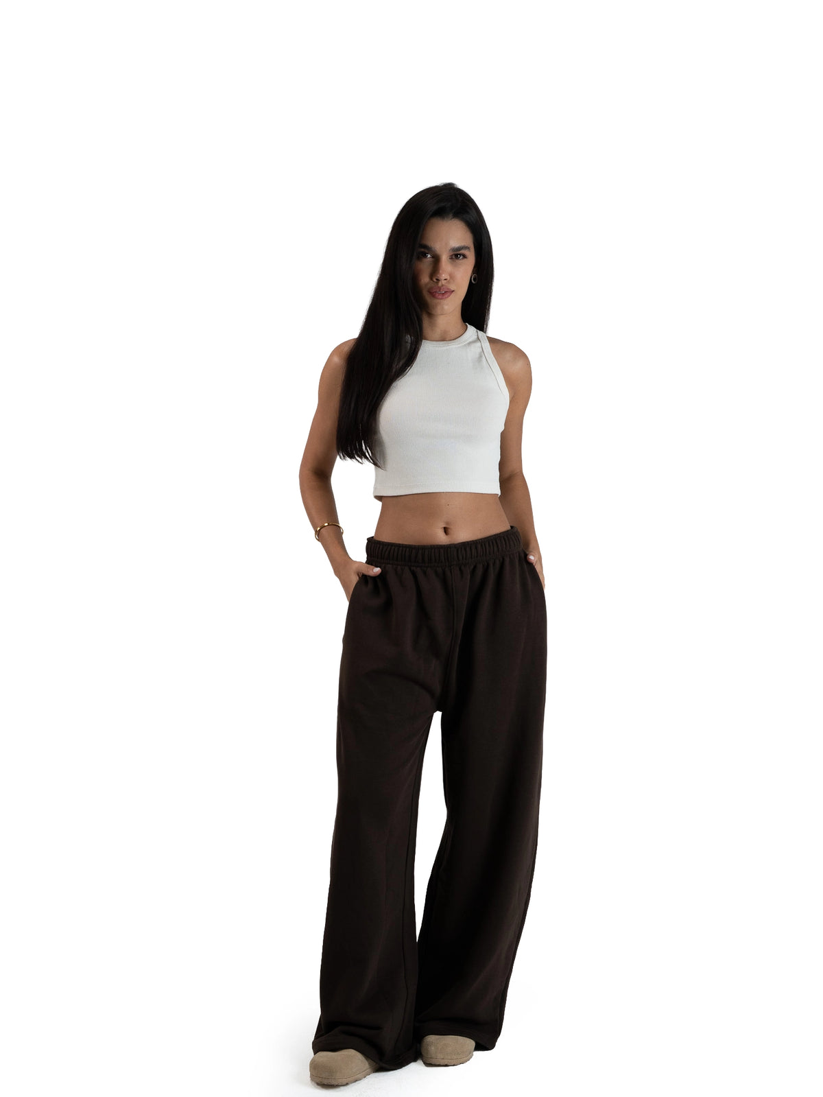 WIDE-LEG SWEATPANTS
