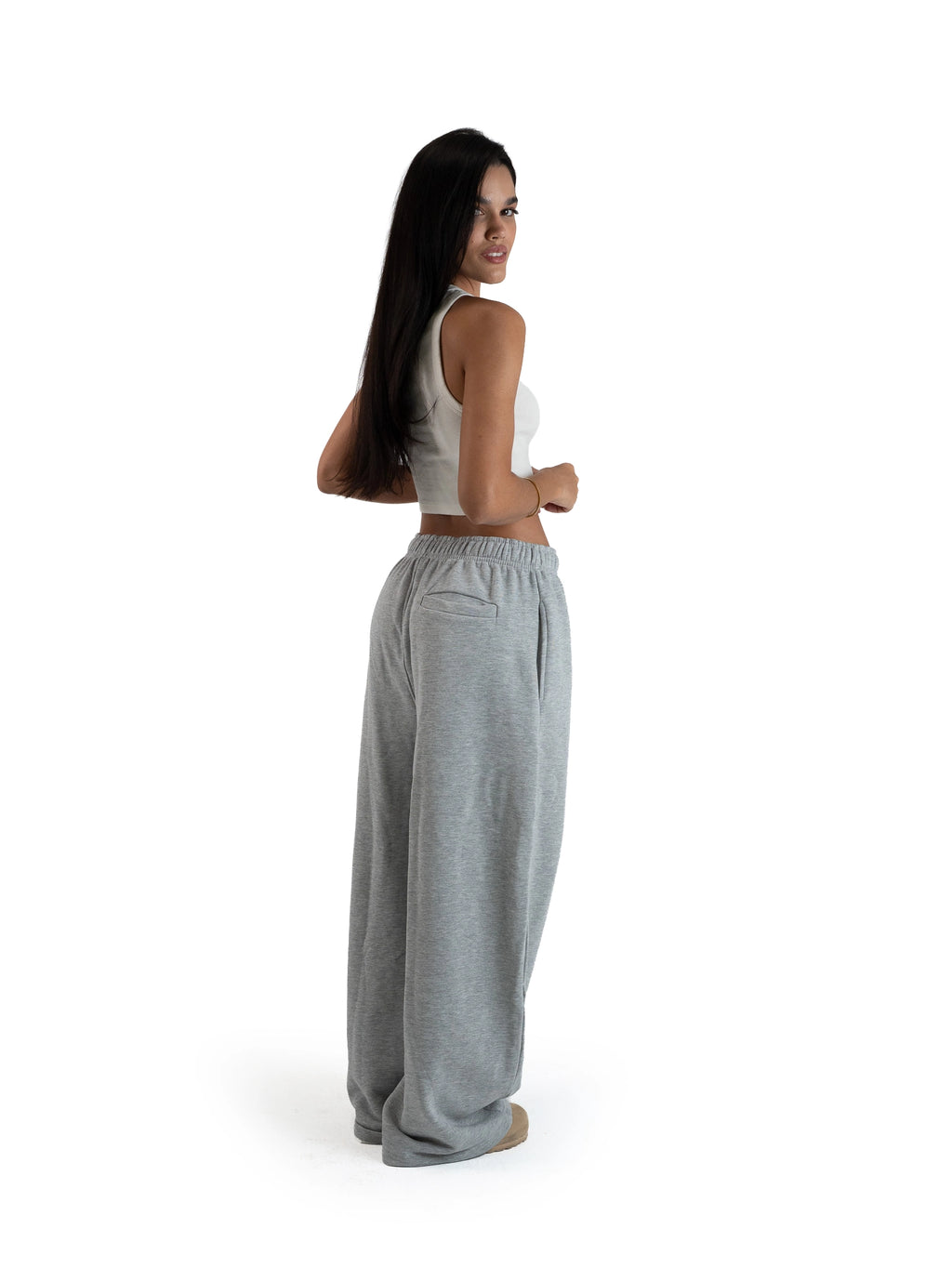 WIDE-LEG SWEATPANTS