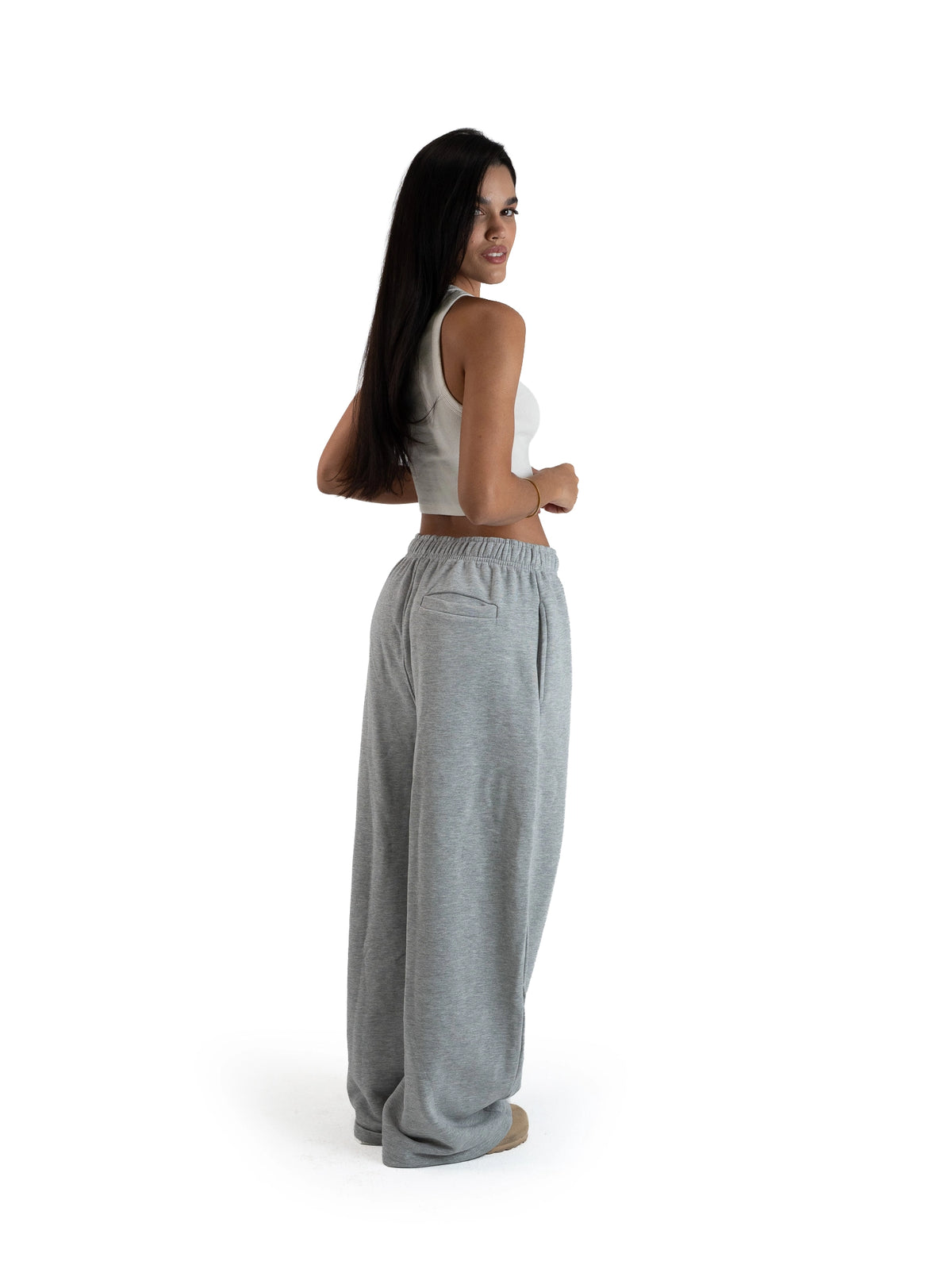 WIDE-LEG SWEATPANTS