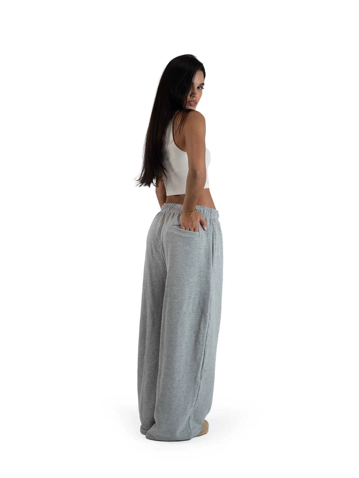 WIDE-LEG SWEATPANTS