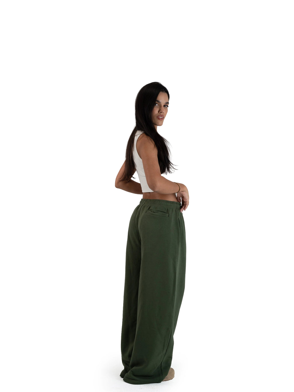 WIDE-LEG SWEATPANTS