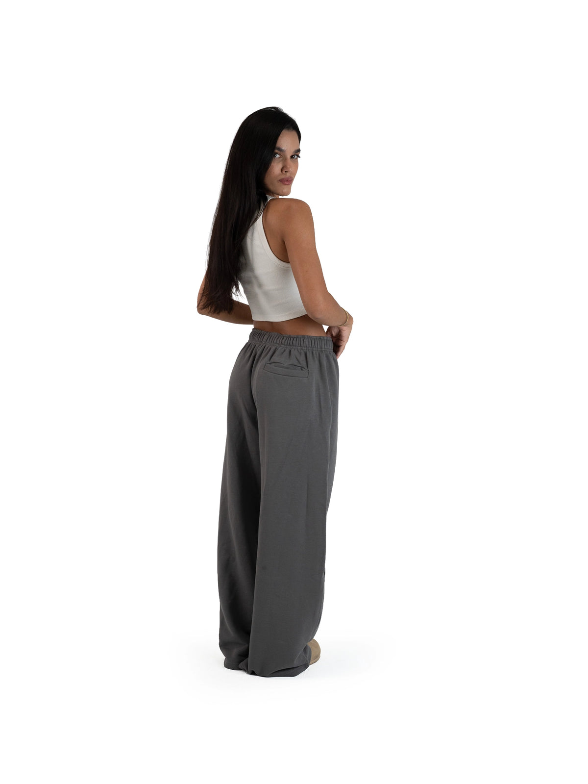 WIDE-LEG SWEATPANTS