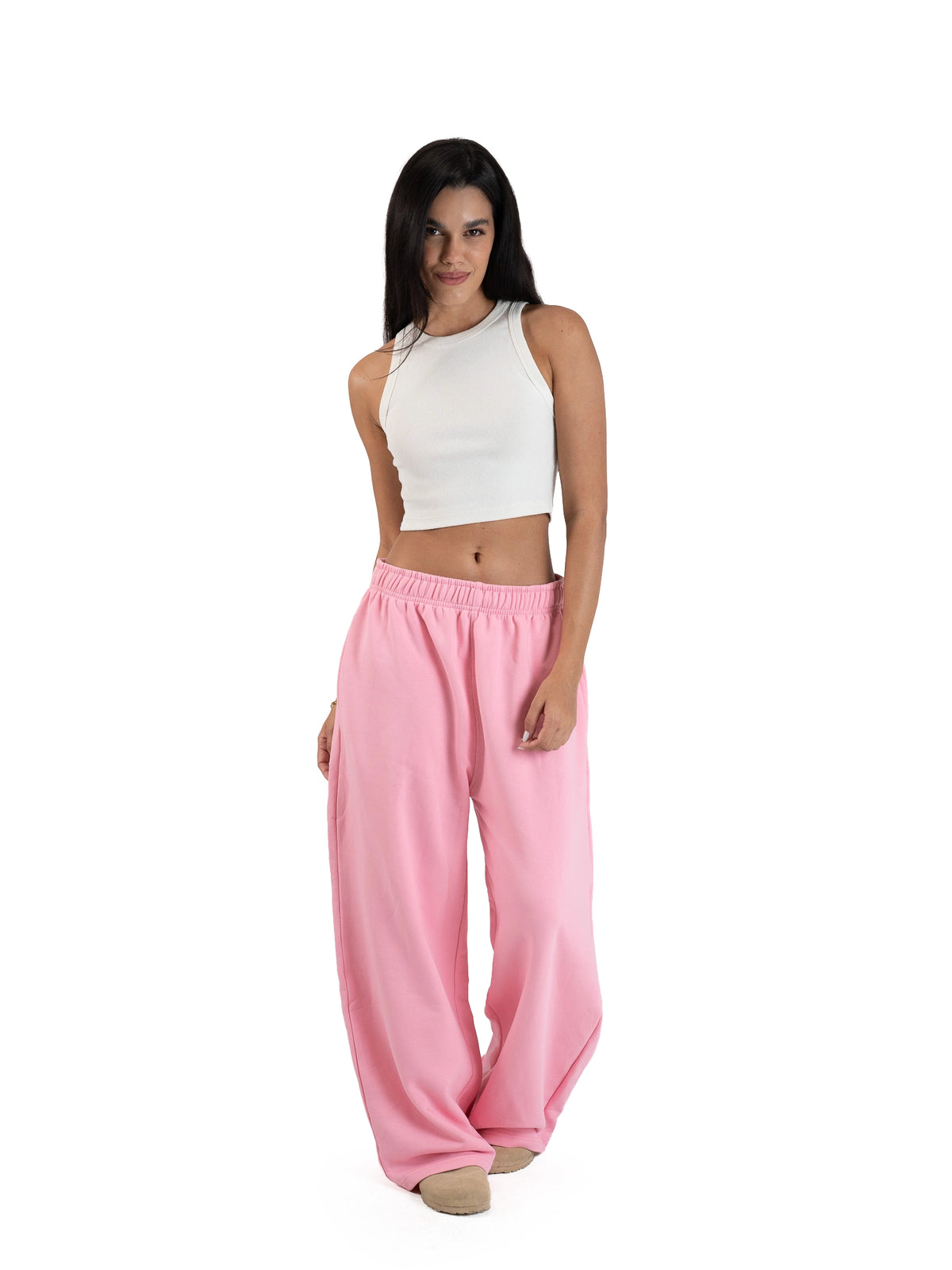 WIDE-LEG SWEATPANTS