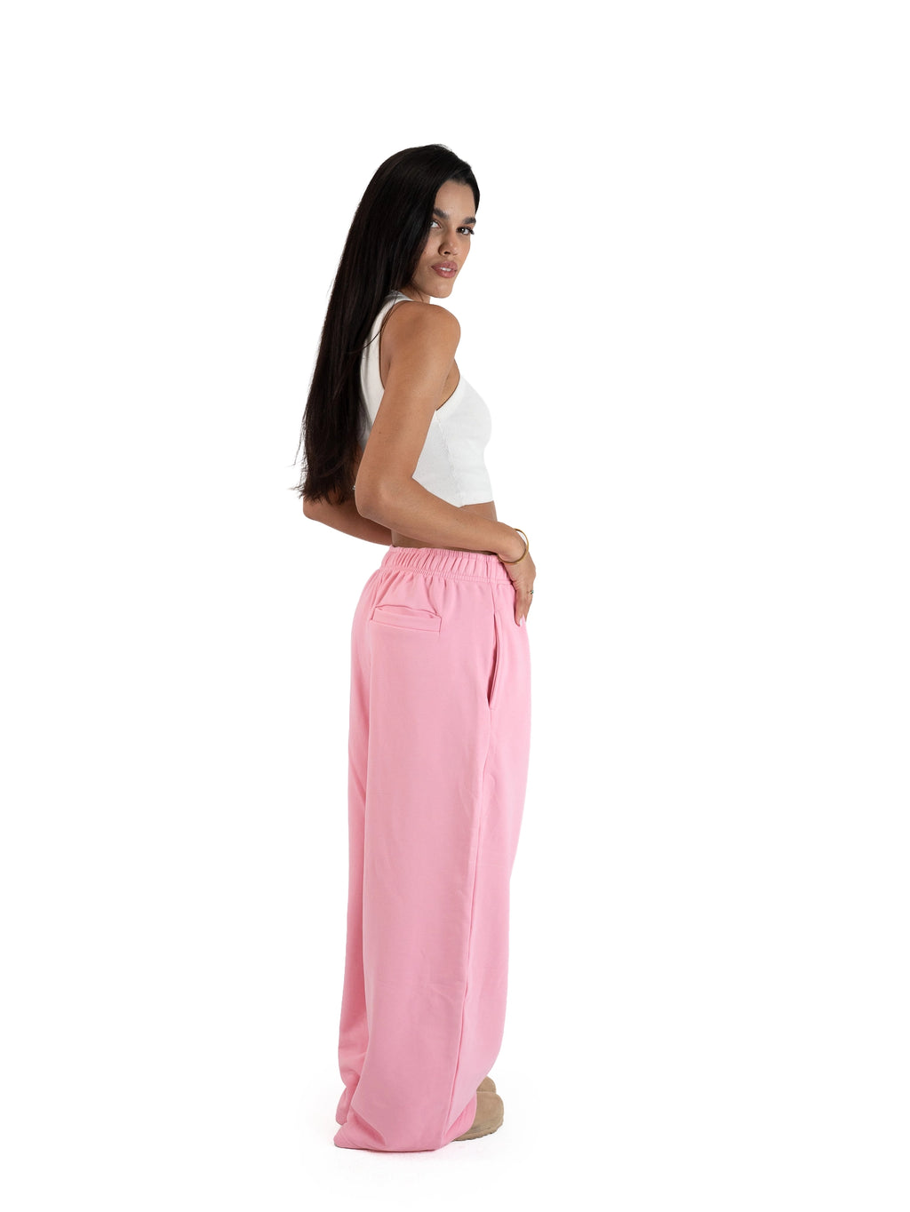 WIDE-LEG SWEATPANTS