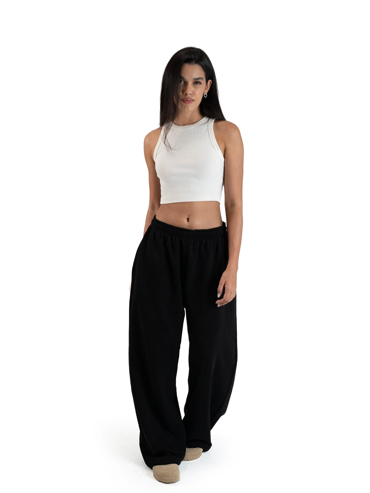 WIDE-LEG SWEATPANTS