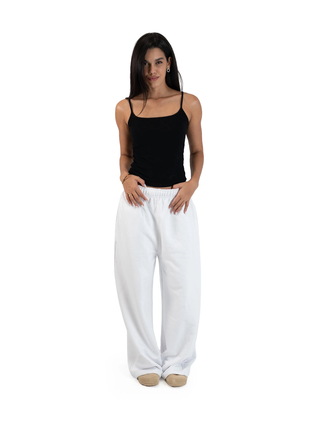 WIDE-LEG SWEATPANTS