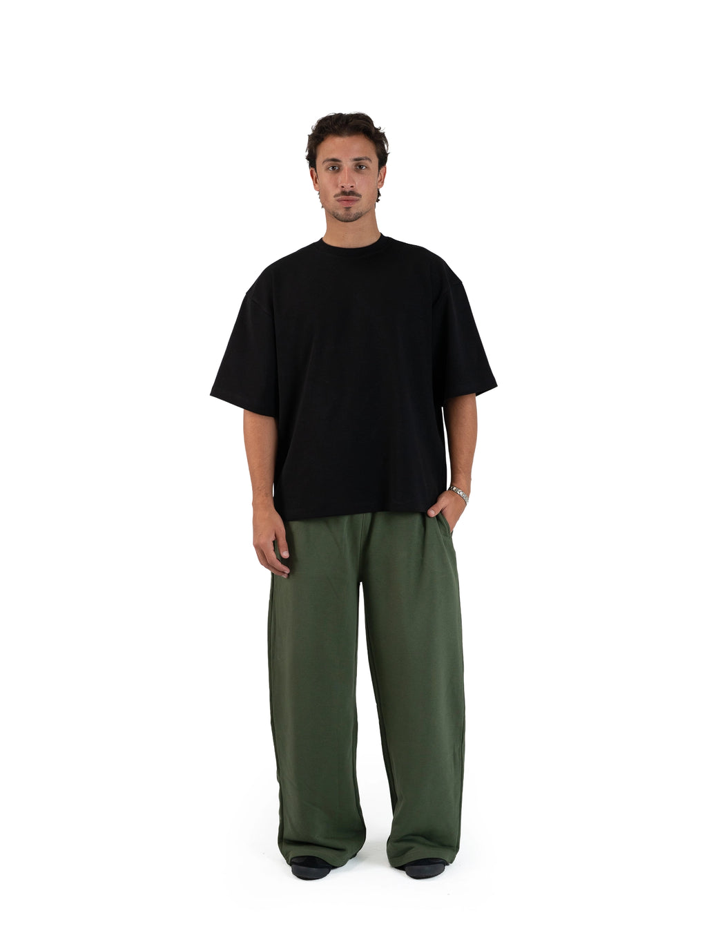 WIDE-LEG SWEATPANTS